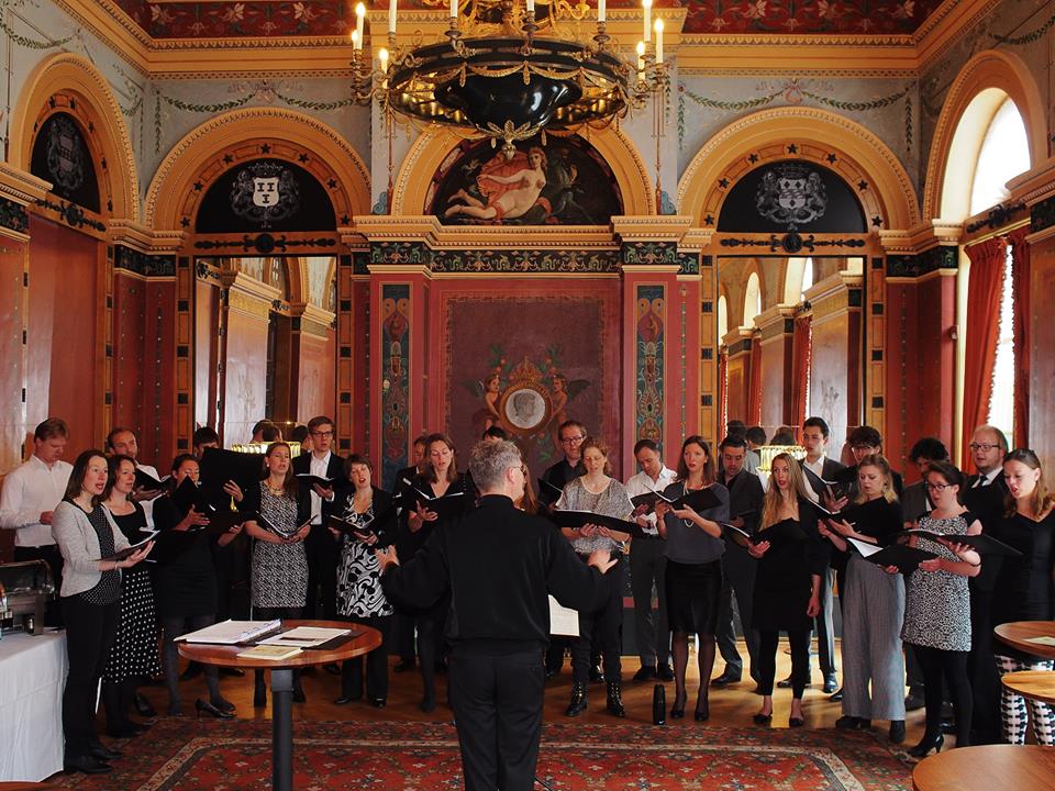 Optreden in Paushuize. Foto: Kamerkoor NEXT.